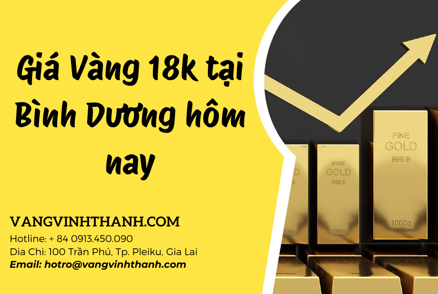 Giá Vàng 18k tại Bình Dương hôm nay